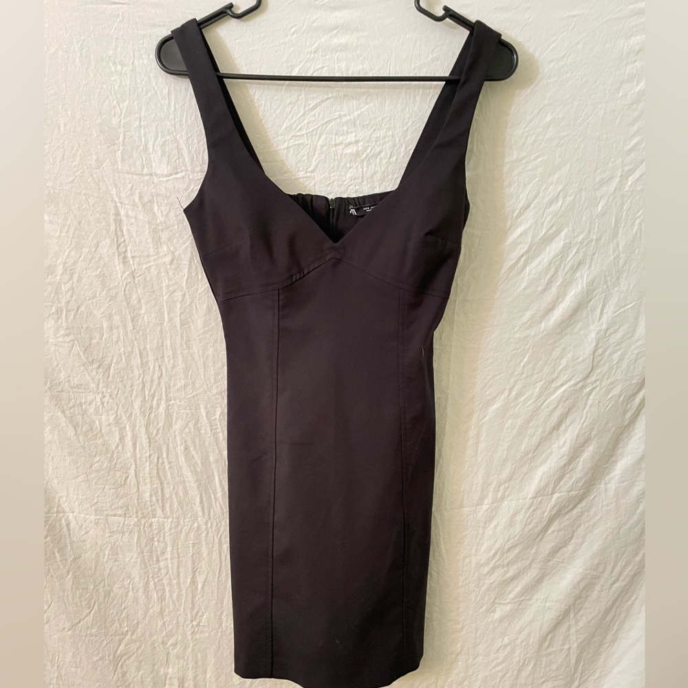 [Zara] little black fitted dress size small